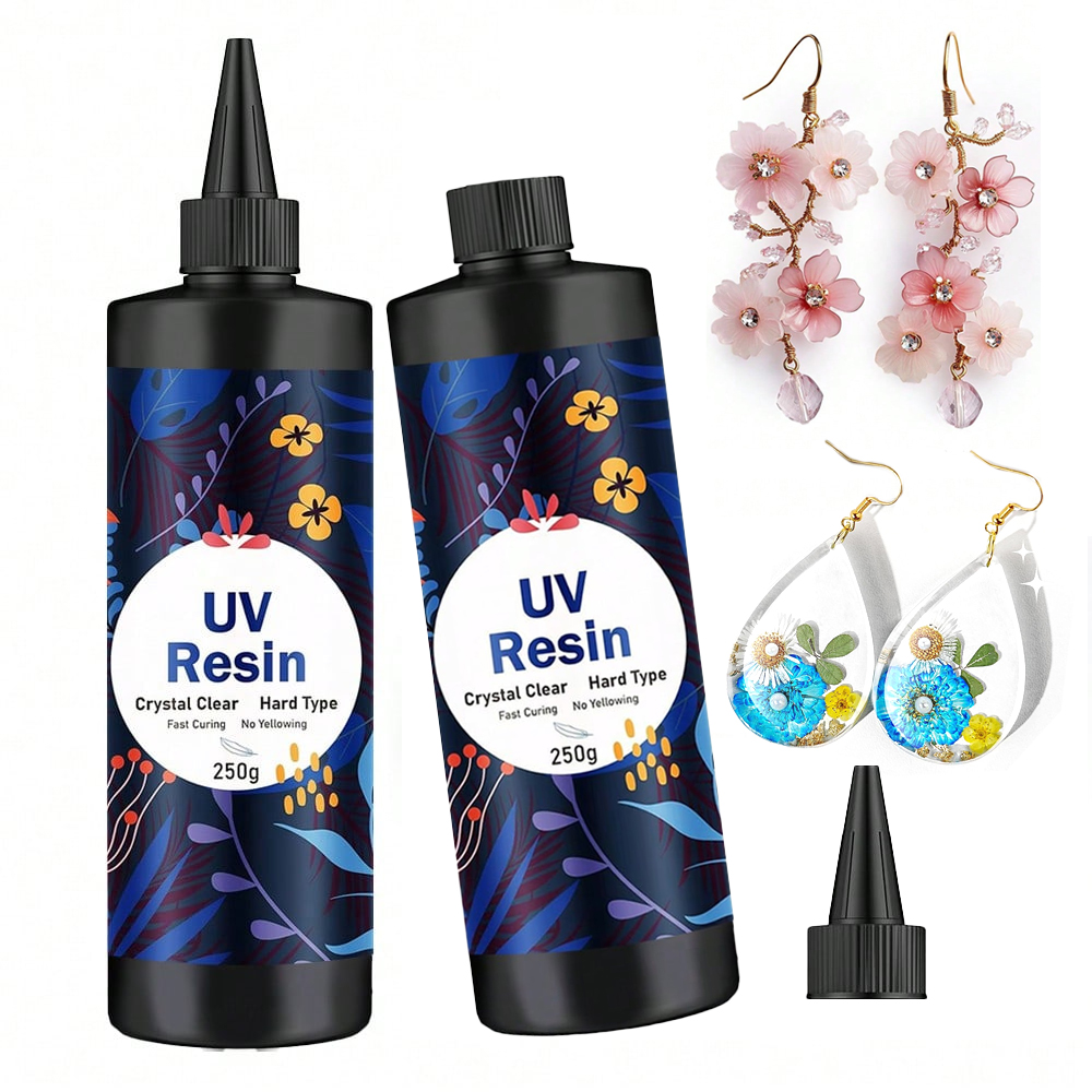 Jewelry Making Glue - 250 جم/500 جم من الراتنج الشفاف