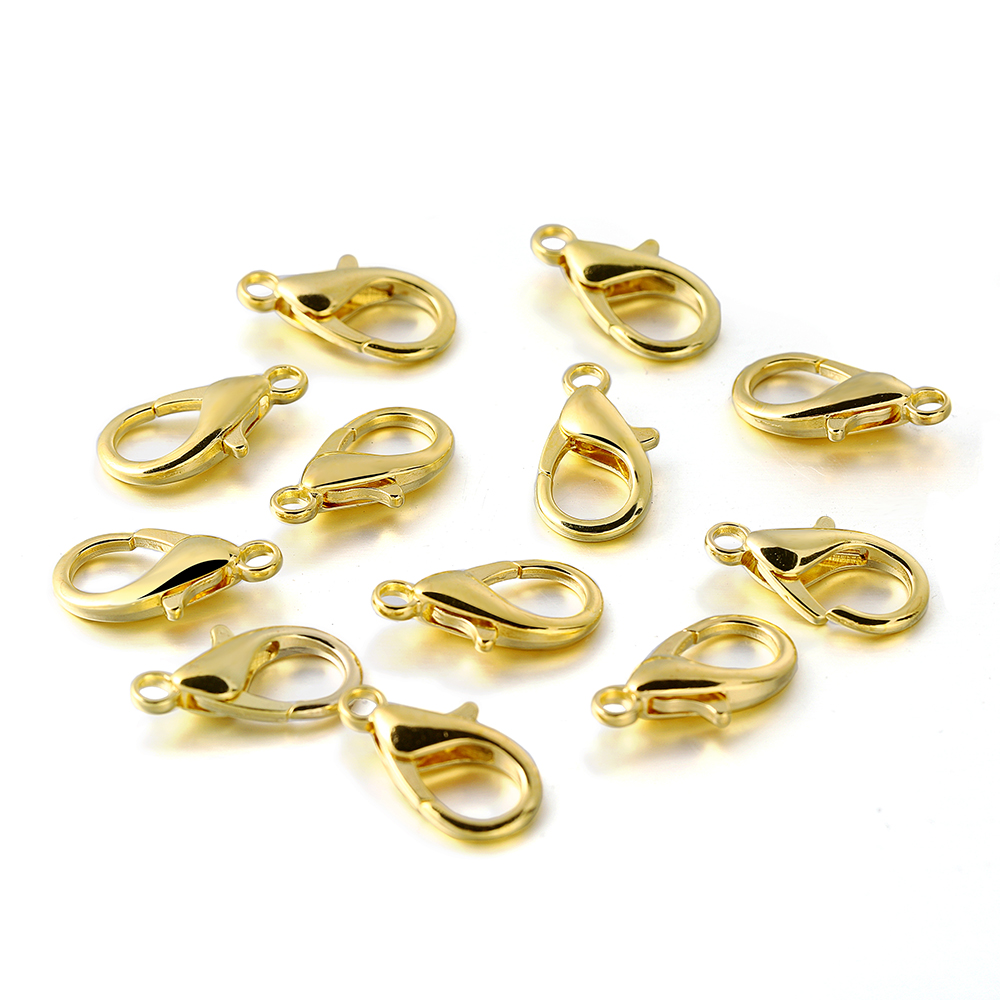 Jewelry Making Ideas - 10 قطع مشابك على شكل جراد
