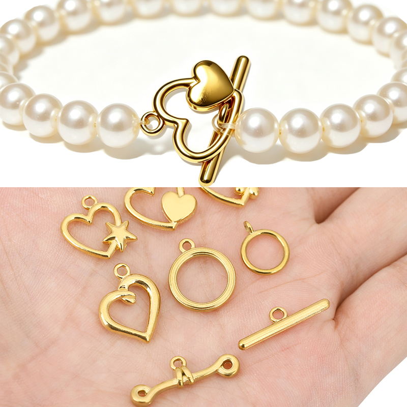 Jewelry Making Brass - 5 مجموعات من مشابك OT من