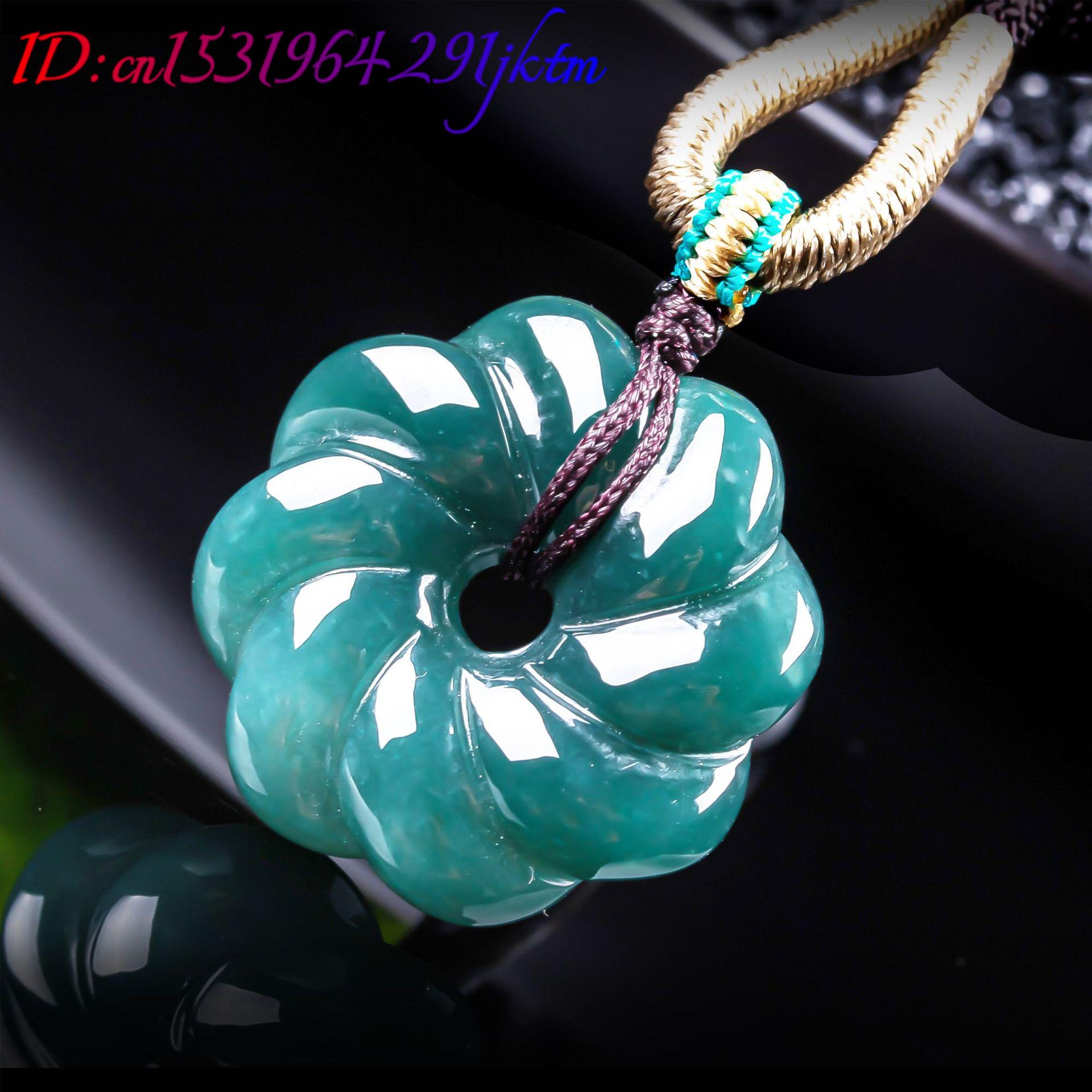قلادة زهرة من اليشم البورمي ال - مراجعة Jewelry Making Jewelry وسعره