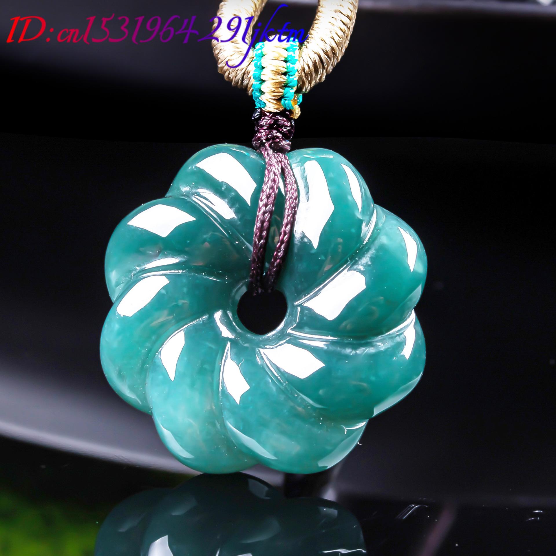 قلادة زهرة من اليشم البورمي ال - مراجعة Jewelry Making Jewelry وسعره