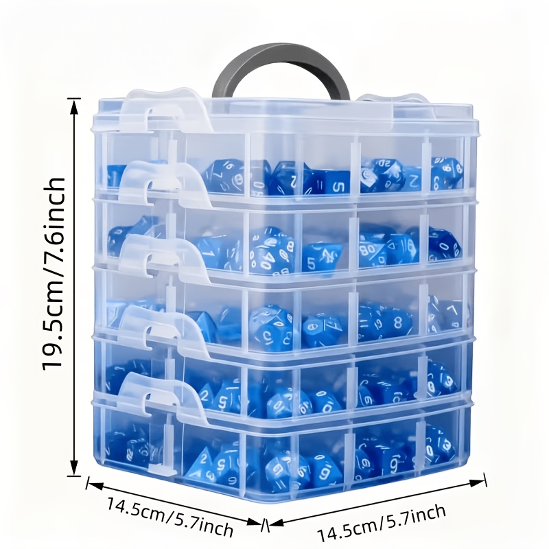 صندوق تخزين شفاف من 5 طبقات مع - مراجعة Jewelry Making Organizer وسعره