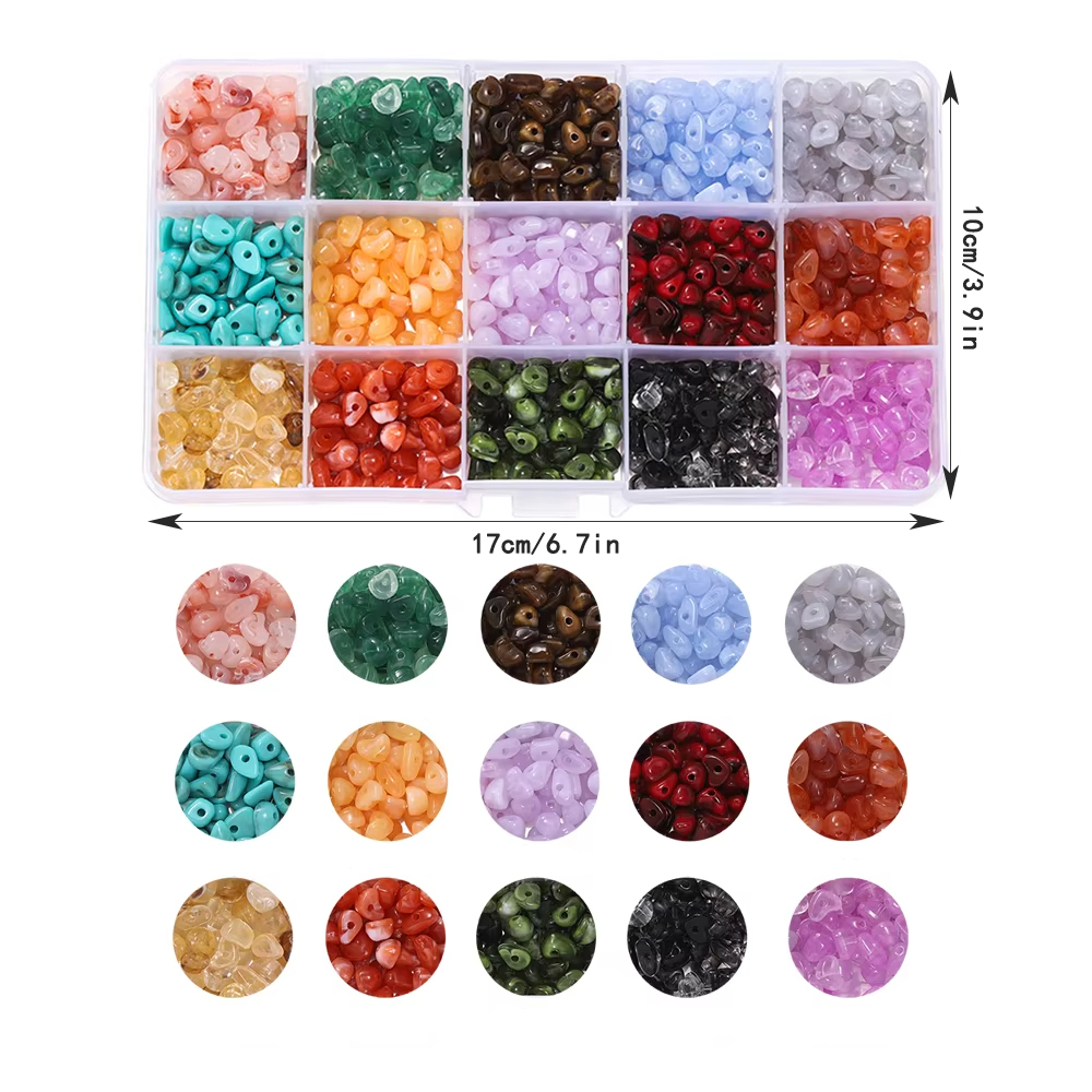 حوالي 525 قطعة/صندوق تقليد الخ - مراجعة Jewelry Making Organizer وسعره