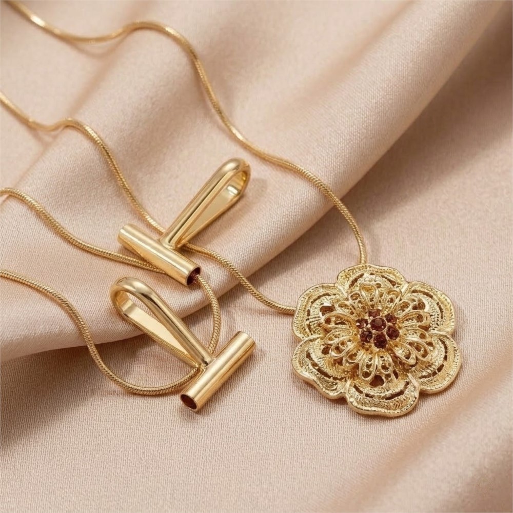 قطعتان من محولات معدنية نحاسية - مراجعة Jewelry Making Brass وسعره