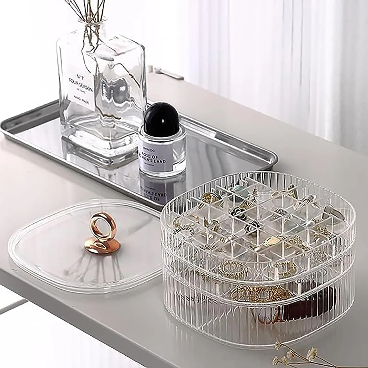 صندوق مجوهرات، منظم مجوهرات بم - مراجعة Jewelry Making Organizer وسعره