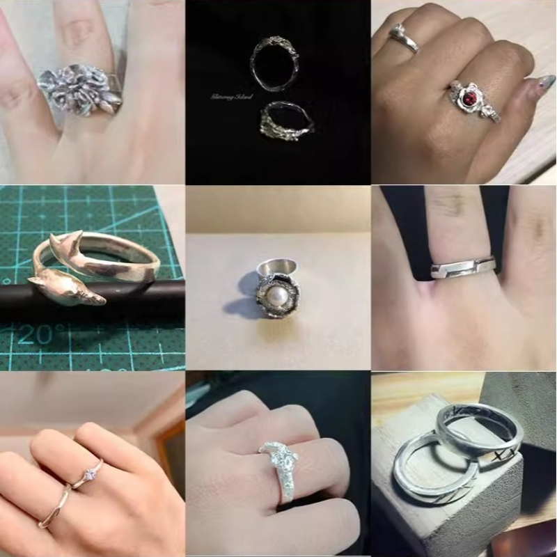 999 الفضة النقية الطين صنع الم - مراجعة Jewelry Making Techniques وسعره